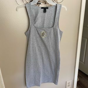 Forever 21 gray sun and moon dress